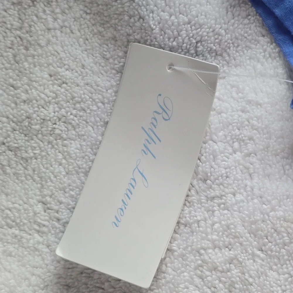 Ralph Lauren Polo Bear Blue‎ Cotton Bodysuit Watch Hill 18M 310907988001